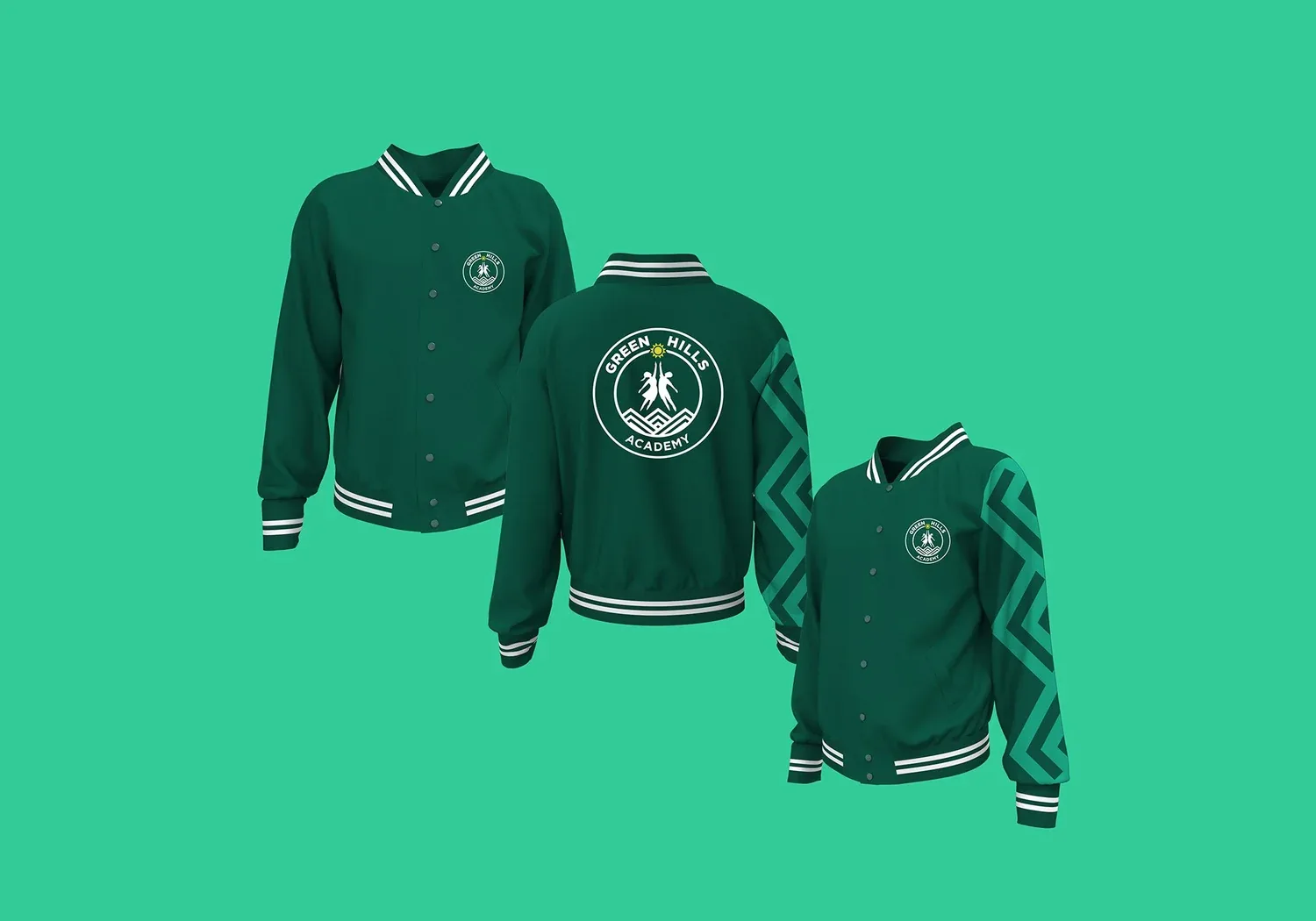 Green Hills Academy brand work